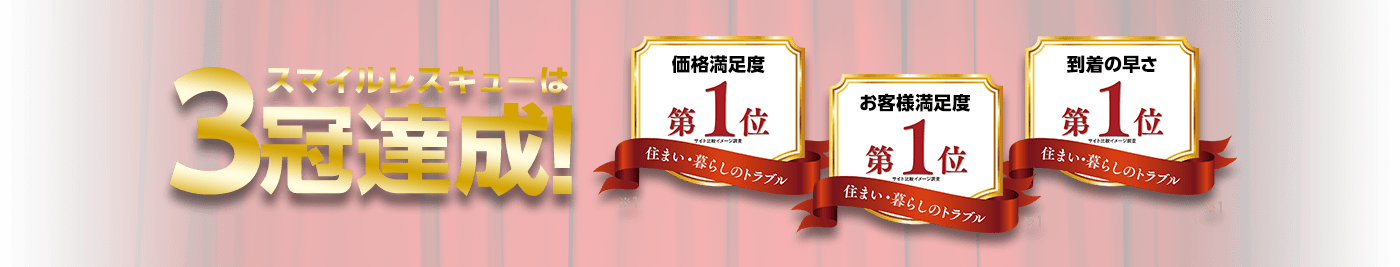 スマイルレスキューは3冠達成！